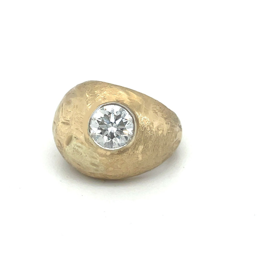Domed Diamond Ring 