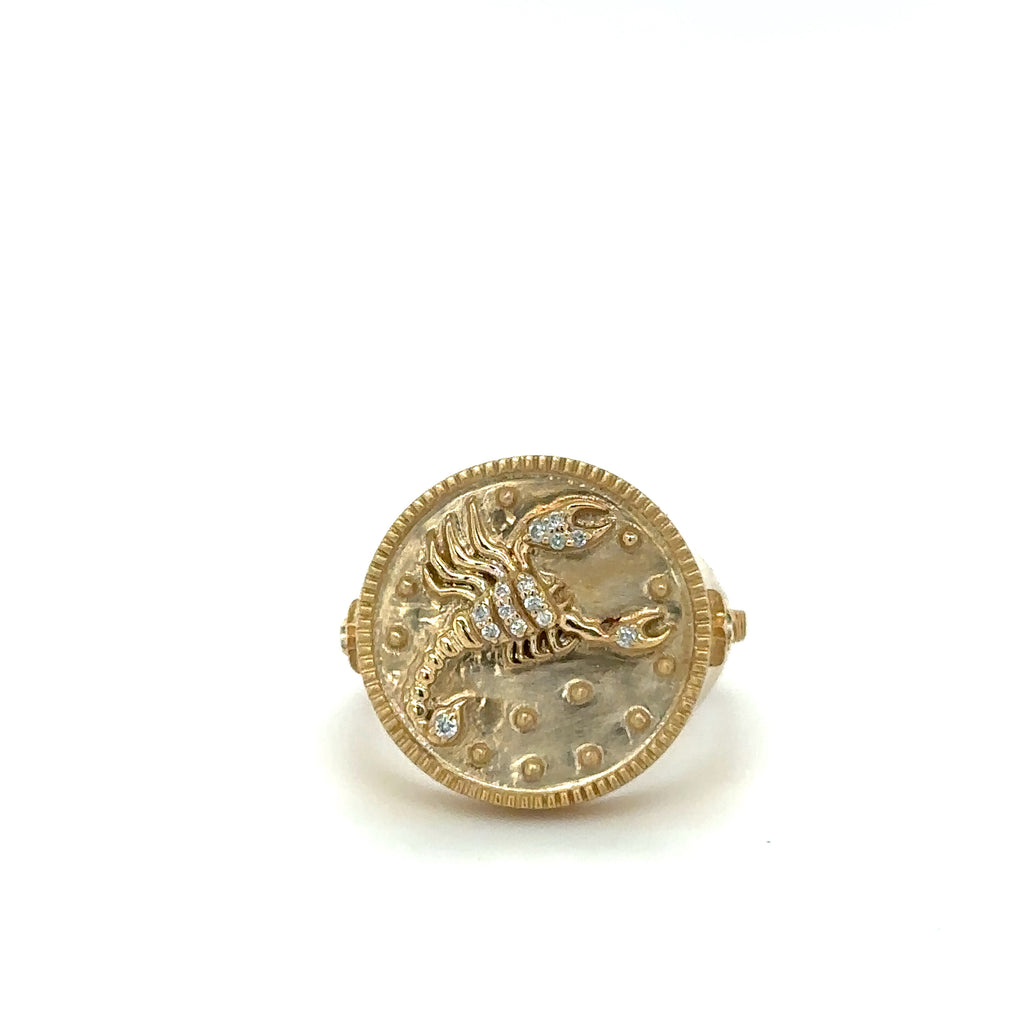 Front view of scorpio ring 
