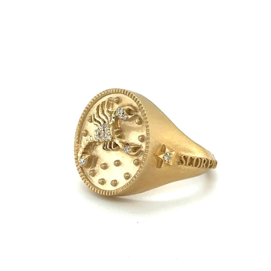 Side View of Scorpio Ring 